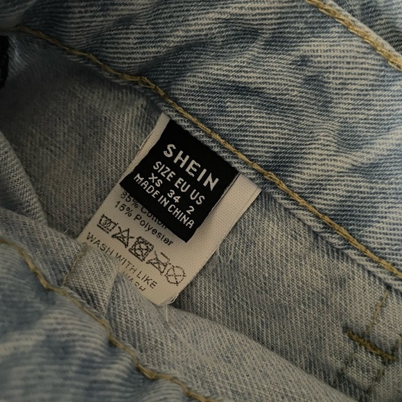 SHEIN Light Blue Denim Jeans - Picture 3 of 5